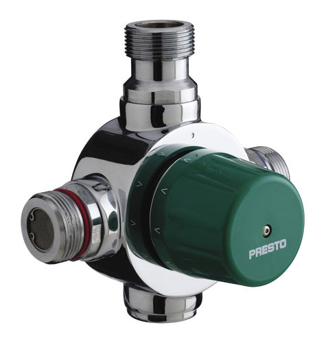 Einhebelmischer für Dusche - PRESTOTHERM : 84008  - PRESTO - wandmontiert / thermostatisch / aus verchromtem Metall