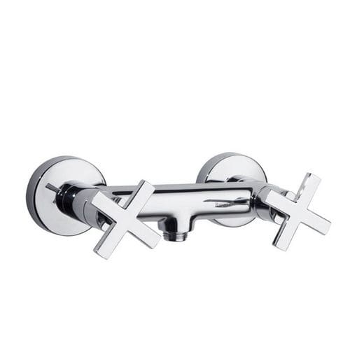 Zweigriffmischer für Dusche - 6208S - RAMON SOLER - wandmontiert / verchromter Messing / Nickel
