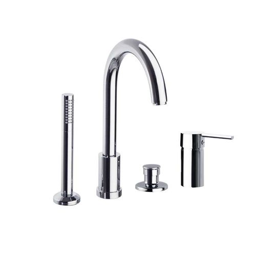 Einhebelmischer für Badewanne - 333302M - RAMON SOLER - Aufsatz / verchromter Messing / für Badezimmer