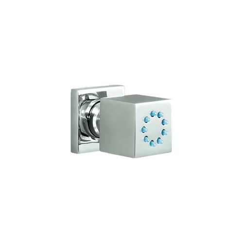 Seitliche Handdusche / Messing - 4743 - RAMON SOLER - quadratisch / Chromoberfläche / modern