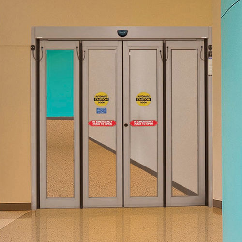 Tür für Innenbereich - SW200i-Fold - ASSA ABLOY Entrance Systems - Metall / Flügeltüren / faltbar
