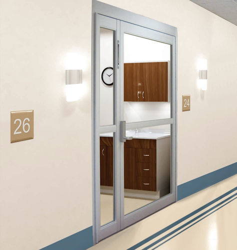 Eingangstür - VersaMax 2.0 ICU - ASSA ABLOY Entrance Systems - Metall / einflügelig / modern