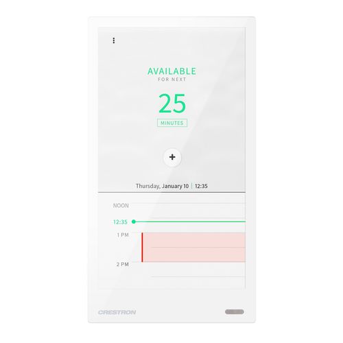 Touchscreen für Hausautomationssystem - TSW-570P-W-S - CRESTRON - wandmontiert / individuell gestaltbar / mit Digitalanzeige