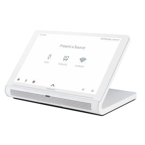Touchscreen für Hausautomationssystem - TS-770-W-S - CRESTRON - Aufsatz / individuell gestaltbar / mit Digitalanzeige