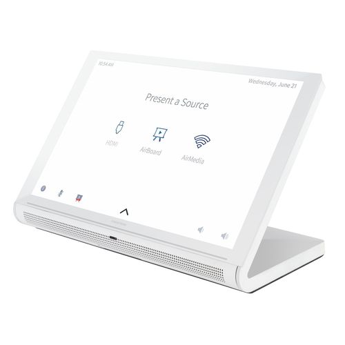 Touchscreen für Hausautomationssystem - TS-1070-W-S - CRESTRON - Aufsatz / individuell gestaltbar / mit Digitalanzeige