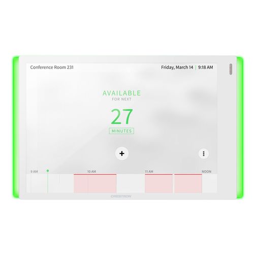 Touchscreen für Hausautomationssystem - TSS-770-W-S-LB KIT - CRESTRON - wandmontiert / kabellos / mit Digitalanzeige