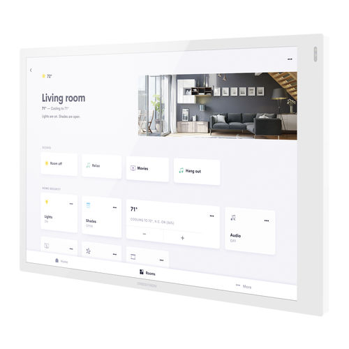 Touchscreen für Hausautomationssystem - TSW-1070R-W - CRESTRON - wandmontiert / kabellos / mit Digitalanzeige