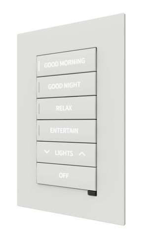 Bedientastatur für Rollos - CM2-KPFCN - CRESTRON - für Innenbeleuchtung / für Multimediasysteme / für Fensterläden