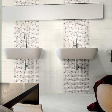 Feinsteinzeugfliesen - EASY LINE - Dado Ceramica - poliert / für Badezimmer / Wand