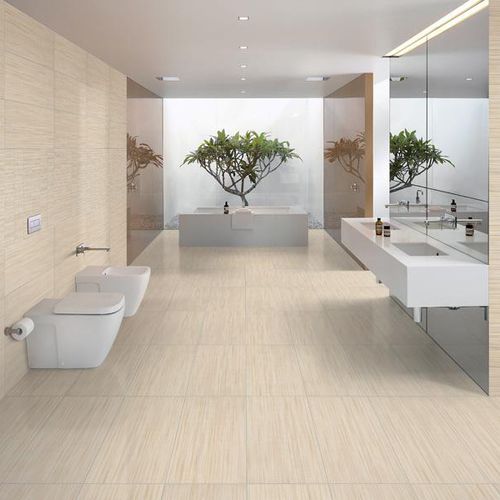 Feinsteinzeugfliesen - TESSUTI - Dado Ceramica - poliert / für Badezimmer / Wand