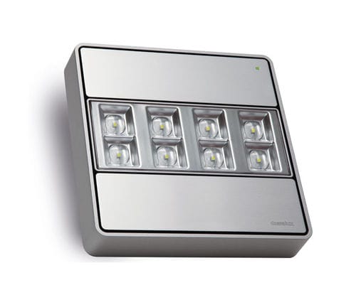 Notbeleuchtung für Aufbau - ATRIA - Daisalux - quadratisch / LED / Aluminium