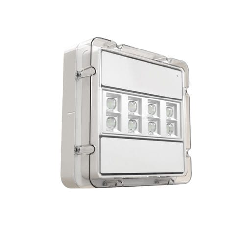 Notbeleuchtung für Aufbau - ATRIA AEX - Daisalux - quadratisch / LED / Aluminium