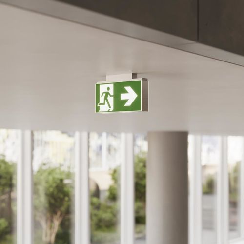 Wandmontierte Notbeleuchtung - LISU - Daisalux - rechteckig / LED / Polycarbonat