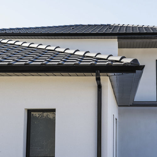 Aluminium-Regenrinne - EVOLUTION E325 - DAL'ALU - Trapez