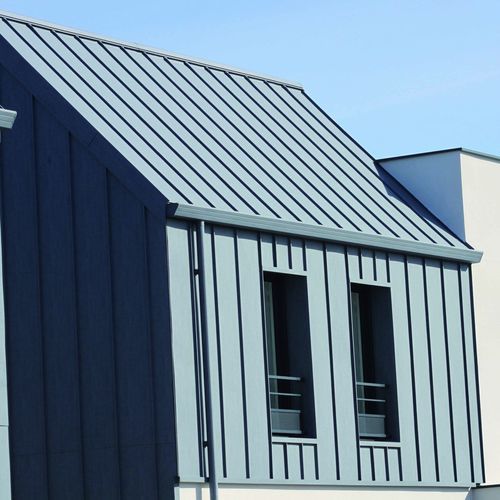 Fassadenverkleidung aus Lamellen - Linéa 310 - DAL'ALU - Aluminium / vertikal / 100% recycelbar
