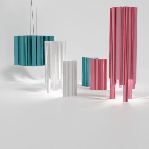 Hängelampe - HIGH PROFILE  - DELTA LIGHT - Boden / tragbar / Aluminium
