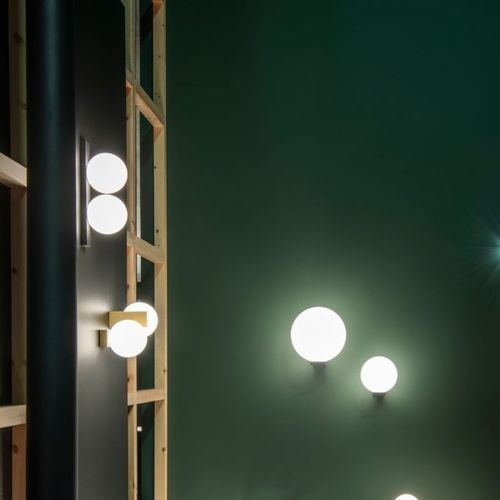 Moderne Wandleuchte - OONO  - DELTA LIGHT - für den Innenraum / für Außenbereich / Glas