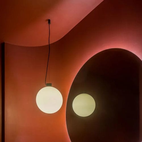 Hängelampe - OONO - DELTA LIGHT - Metall / Glas / modern