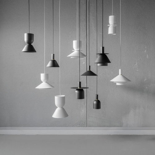 Hängelampe - CUPPA  - DELTA LIGHT - Metall / modern / mit Kabel