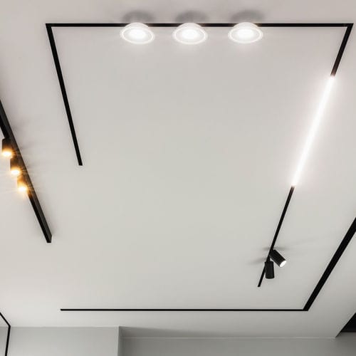 LED-Schienenleuchte - SPLITLINE / SHIFTLINE - DELTA LIGHT - rund / zylinderförmig / Metall