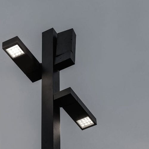 Straßenlaterne - POLESANO HEAD - DELTA LIGHT - Garten / modern / Aluminium