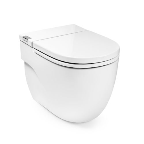 Freistehendes WC - MERIDIAN: IN-TANK  - ROCA - Porzellan / mit eingebauter Spülung / modern