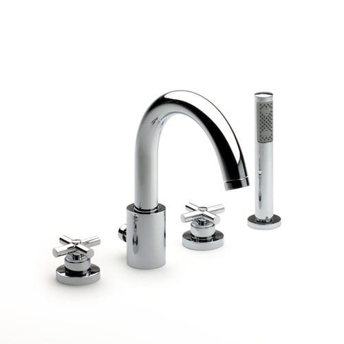 Zweigriffmischer für Dusche - LOFT: A5A0943C00 - ROCA - für Badewanne / Aufsatz / aus verchromtem Metall
