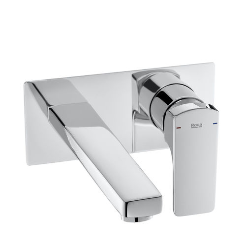 Einhebelmischer für Waschtisch - L90 - ROCA - wandmontiert / Einbau / Messing