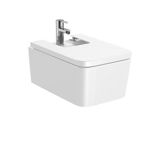 Wandhängendes Bidet - INSPIRA SQUARE  - ROCA - Porzellan