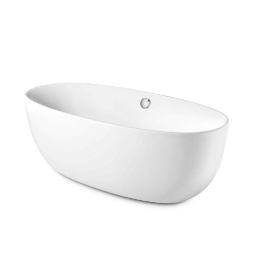 Ovale Badewanne - VIRGINIA.  - ROCA - freistehend / Acryl / weiß