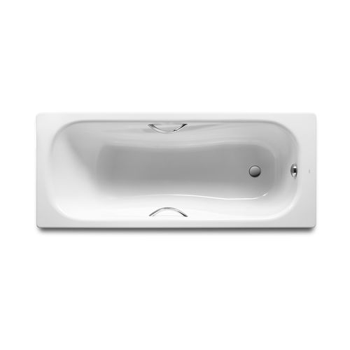 Einbau-Badewanne - PRINCESS-N  - ROCA - Stahl / weiß