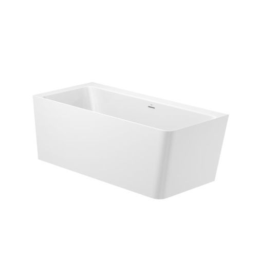 Freistehende Badewanne - ONA - ROCA - für Wohnungen / Mineralguss / modern