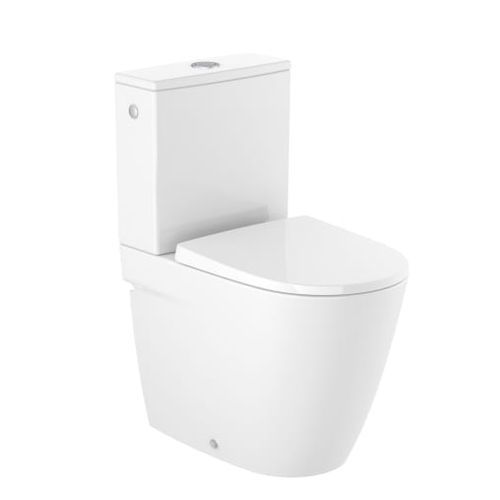 Freistehendes WC - Ona - ROCA - Porzellan / für Privatgebrauch / oval