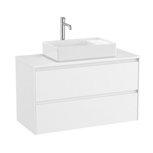 Wandhängender Waschtisch-Unterschrank - ONA - ROCA - Spanplatte / modern / ohne Tür