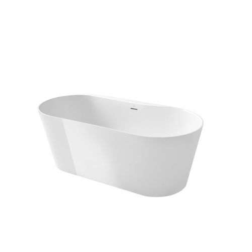 Ovale Badewanne - RAINA - ROCA - freistehend / für Wohnungen / Mineralguss