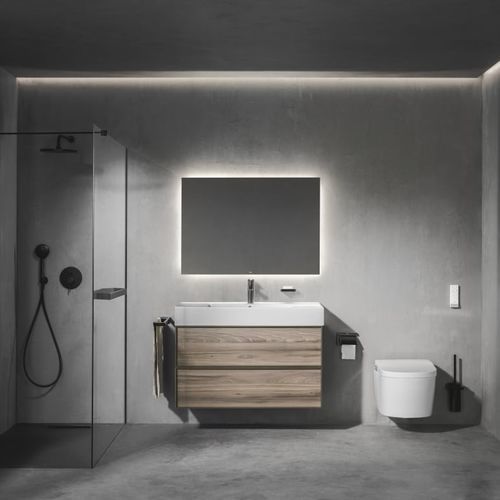 Wandhängender Waschtisch-Unterschrank - INSPIRA - ROCA - Spanplatte / modern / ohne Tür