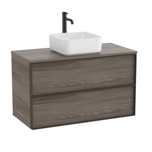 Wandhängender Waschtisch-Unterschrank - INSPIRA  - ROCA - Spanplatte / modern / ohne Tür