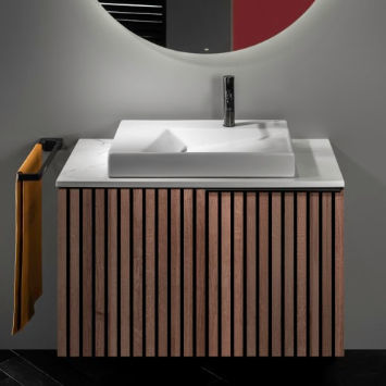 Wandhängender Waschtisch-Unterschrank - HORIZON - ROCA - MDF / modern / ohne Tür