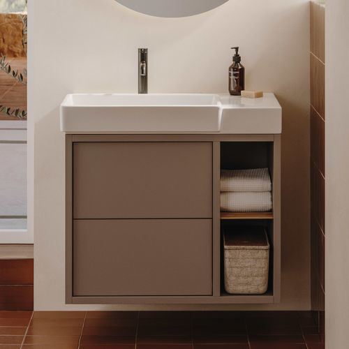 Wandhängender Waschtisch-Unterschrank - TURA - ROCA - MDF / modern / ohne Tür
