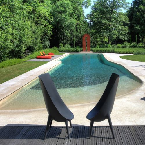 Überlaufschwimmbecken - CONTEMPORAINE - Diffazur Piscines - Schwimmbahn / maßgefertigt / für Außenbereich