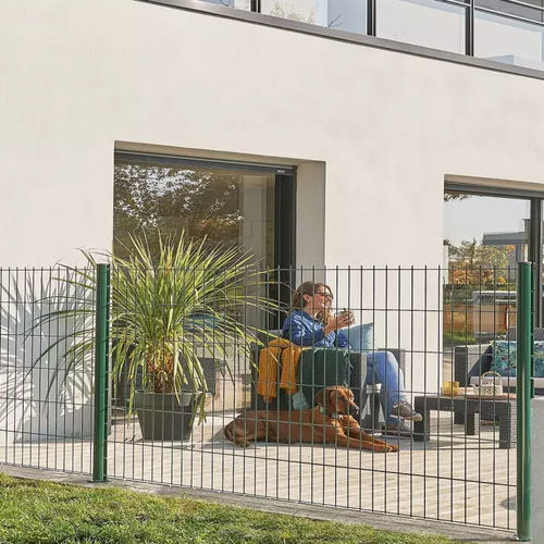 Zaun / geschweißter Maschendraht - AXOR® Chic - DIRICKX - für Wohnhaus / galvanisiertem Stahl / modern