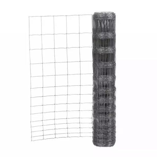 Zaun / geknoteter Maschendraht - AGRICLOS® - DIRICKX - für Tiergehege / Aluminium / Zink