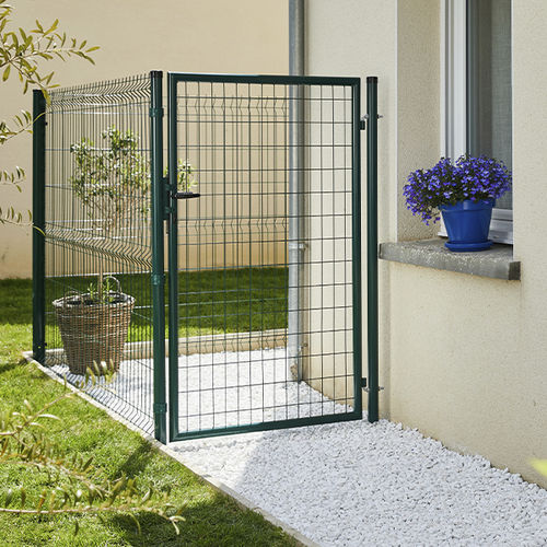 Stahl-Gartentor - ECO GARDEN - DIRICKX - PVC-beschichtet