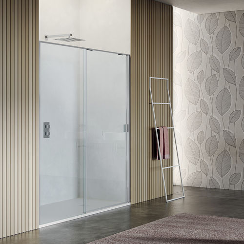 Schiebeduschwand - SLIDING DOOR B1770 - SAMO - rechteckig / für Nischen / Hartglas