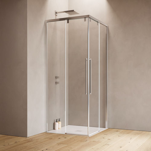 Schiebeduschwand - LATO PER ANGOLO PORTE SCORREVOLI B8816 - SAMO - quadratisch / rechteckig / für Eckeinbau