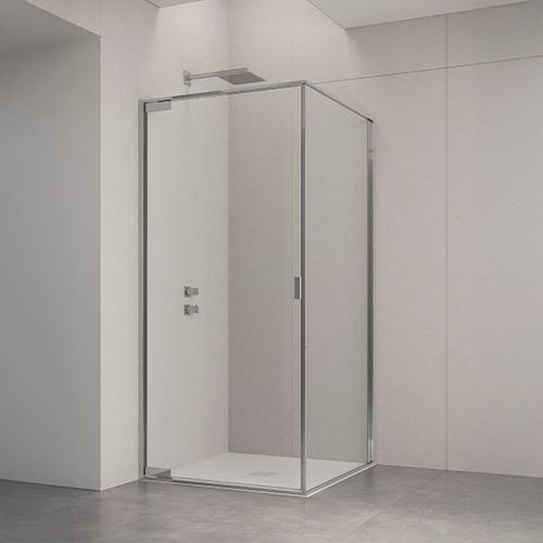 Schwenkbare Duschwand - PORTA PIVOT B1720 - SAMO - einflügelig / quadratisch / für Eckeinbau