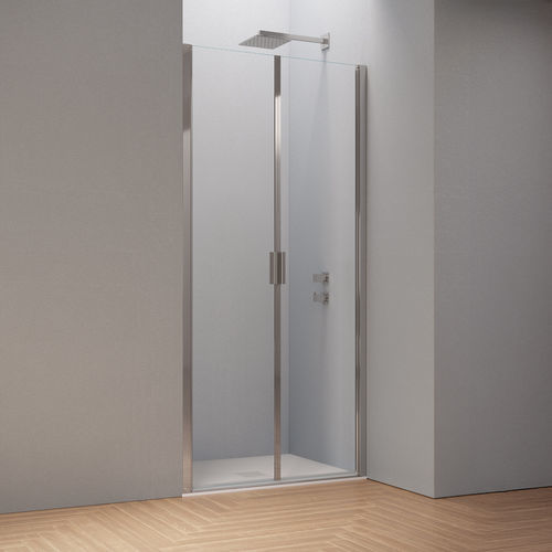 Flügeltüren-Duschwand - SALOON DOOR B2870 - SAMO - rechteckig / für Nischen / Hartglas
