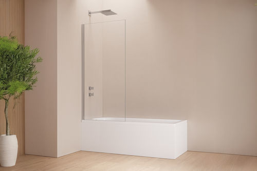 Feststehender Badewannen-Duschwand - B865 series - SAMO - Hartglas / Milchglas / Transparentglas