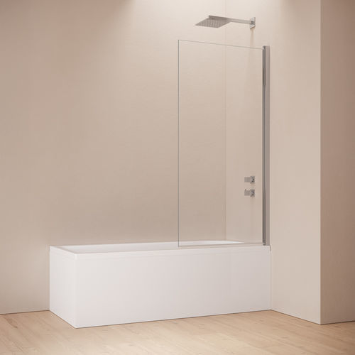 Badewannen-Duschwand / Flügeltüren - PARETI VASCA - SAMO - drehend / Hartglas / 1 Paneel