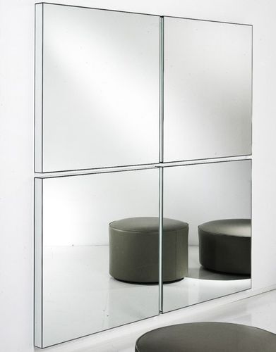 Wandmontierter Spiegel - RIFLESSI - Tisettanta - für Gewerbegebrauch / modern / quadratisch